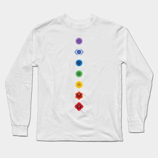 Chakra Long Sleeve T-Shirt by tavare